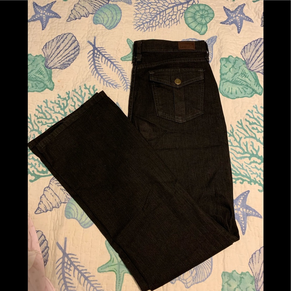 Women’s black LEE jeans, size 18